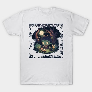 Spooky Side of Summer Japanese Horror Party T-Shirt